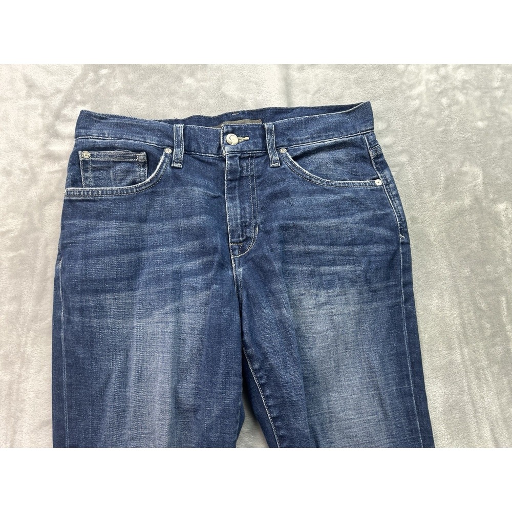 J.J. Joes Jeans Mens Sz 30x30 Blue Savile Row Straight Slim Mid Rise Whiskered - Picture 3 of 13